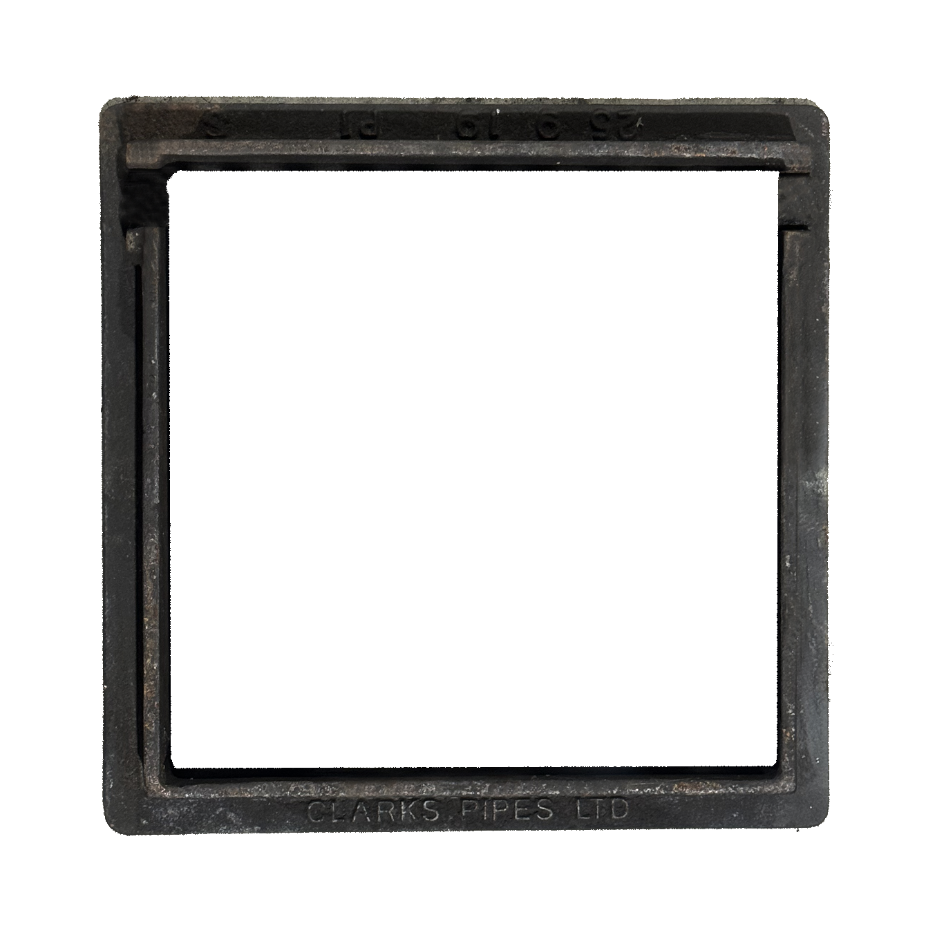 Round-to-Square Adapter with Frame & Grate Combo