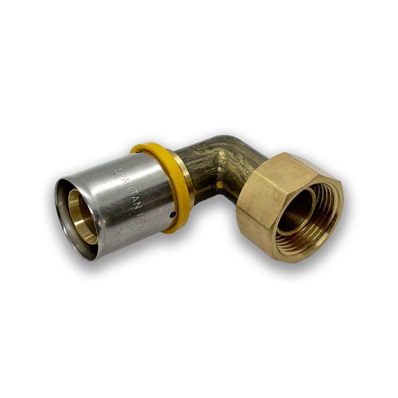 SPARTAN Dual Pex Crimp Elbow Loose Nut