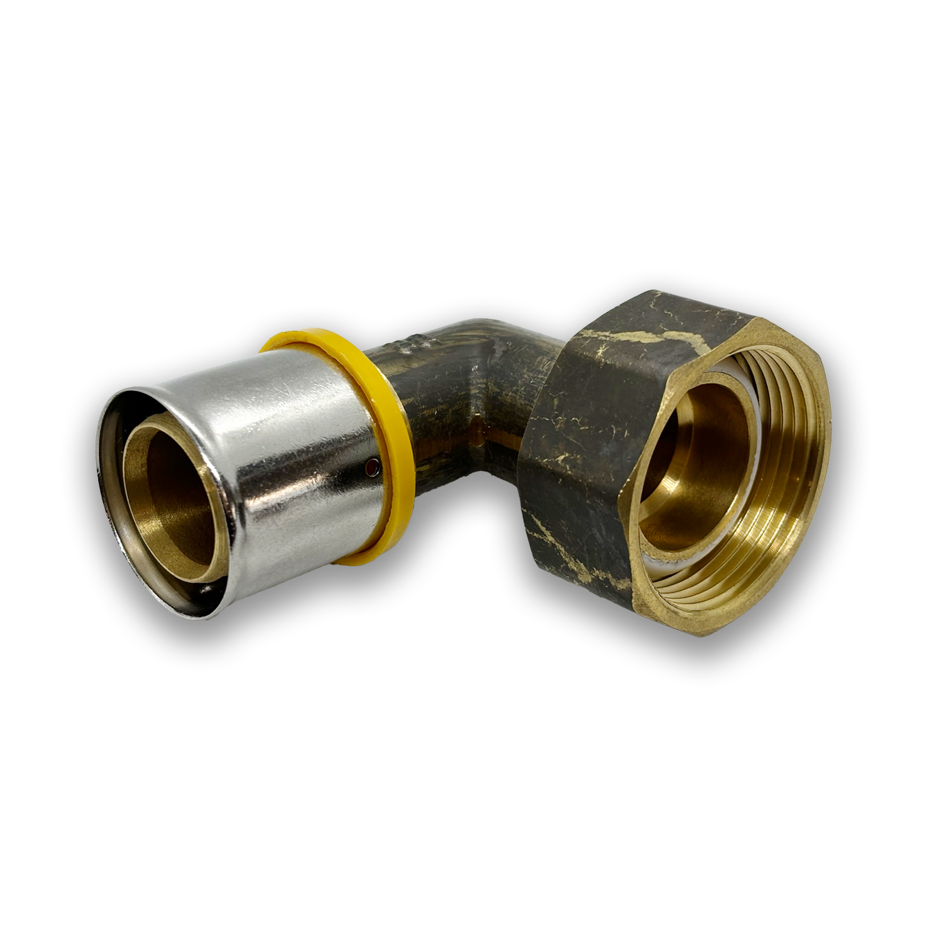 SPARTAN Dual Pex Crimp Elbow Loose Nut