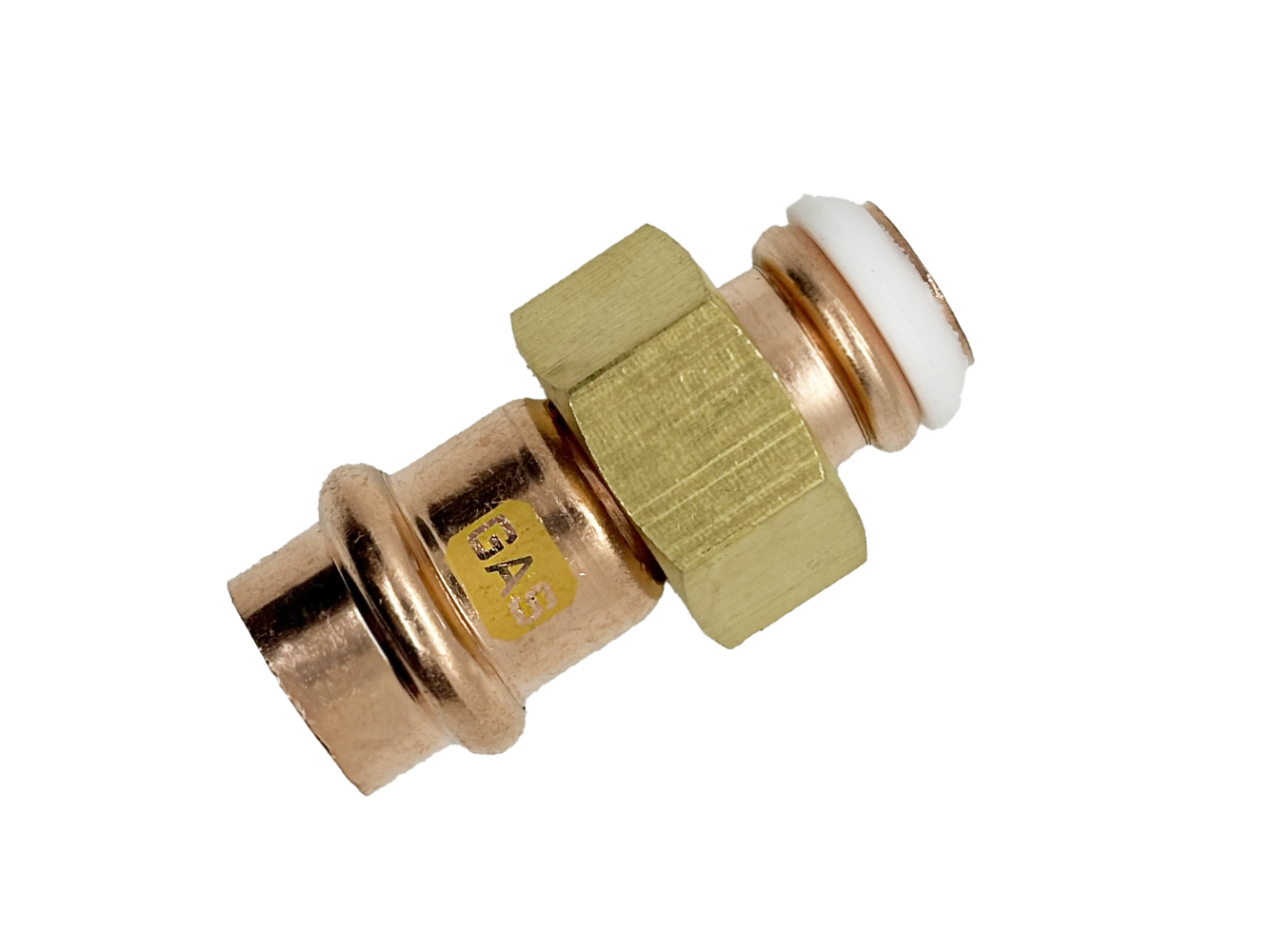 NZ Copper Press - Swivel Nut Connector GAS