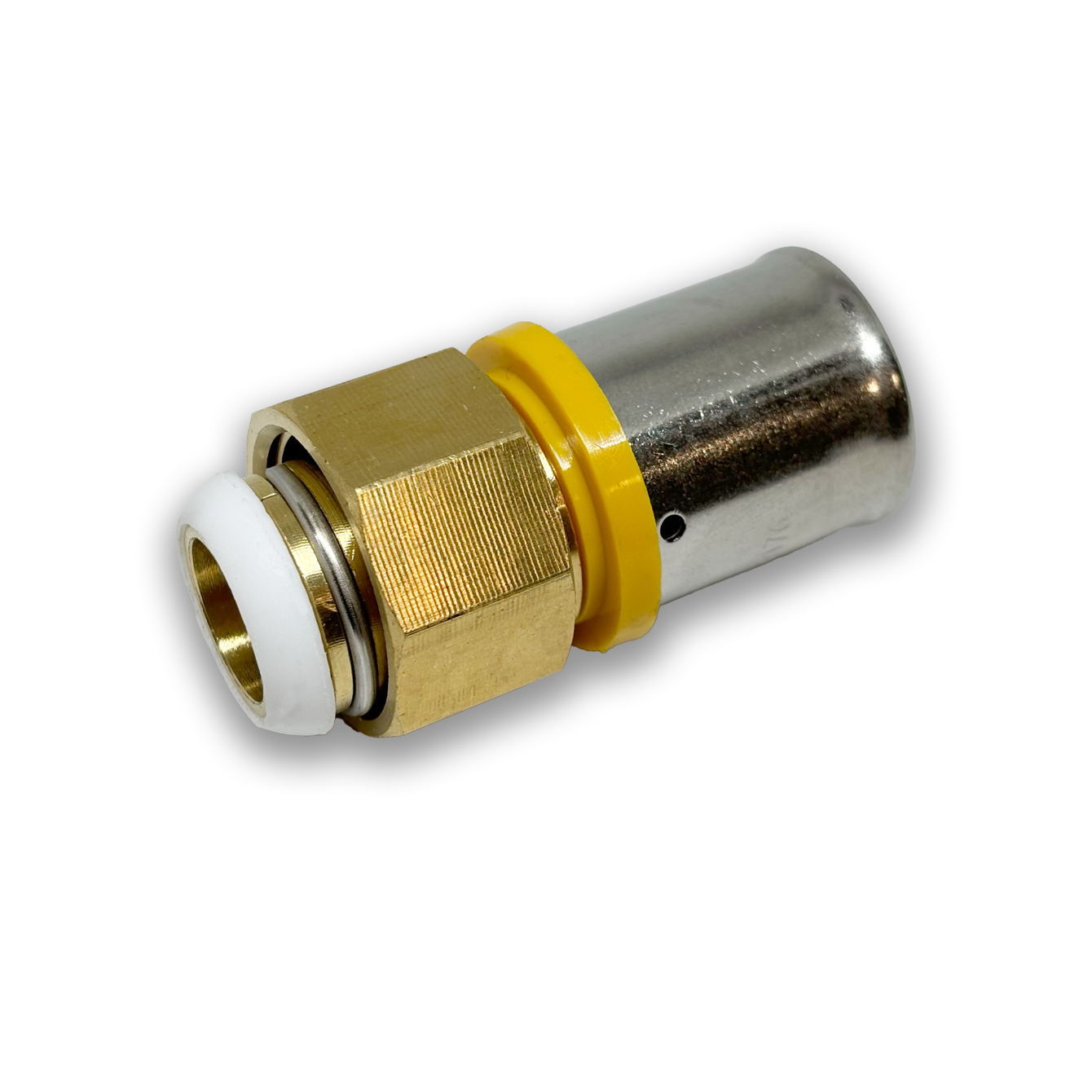 SPARTAN DUAL PEX Crimp - Connector Straight Loose Nut