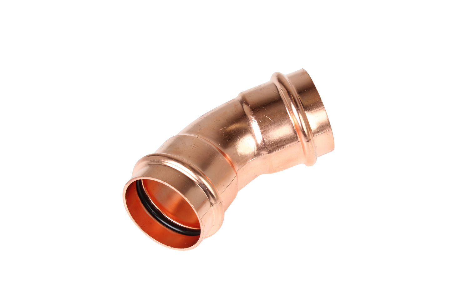 Forza Copper Press Water Elbow 45°