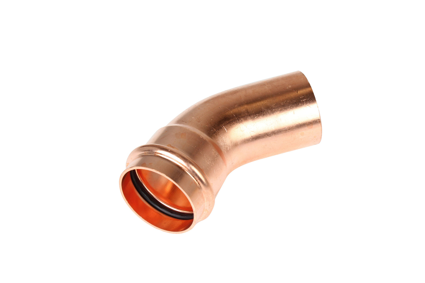 Forza Copper Press Water Elbow 45°