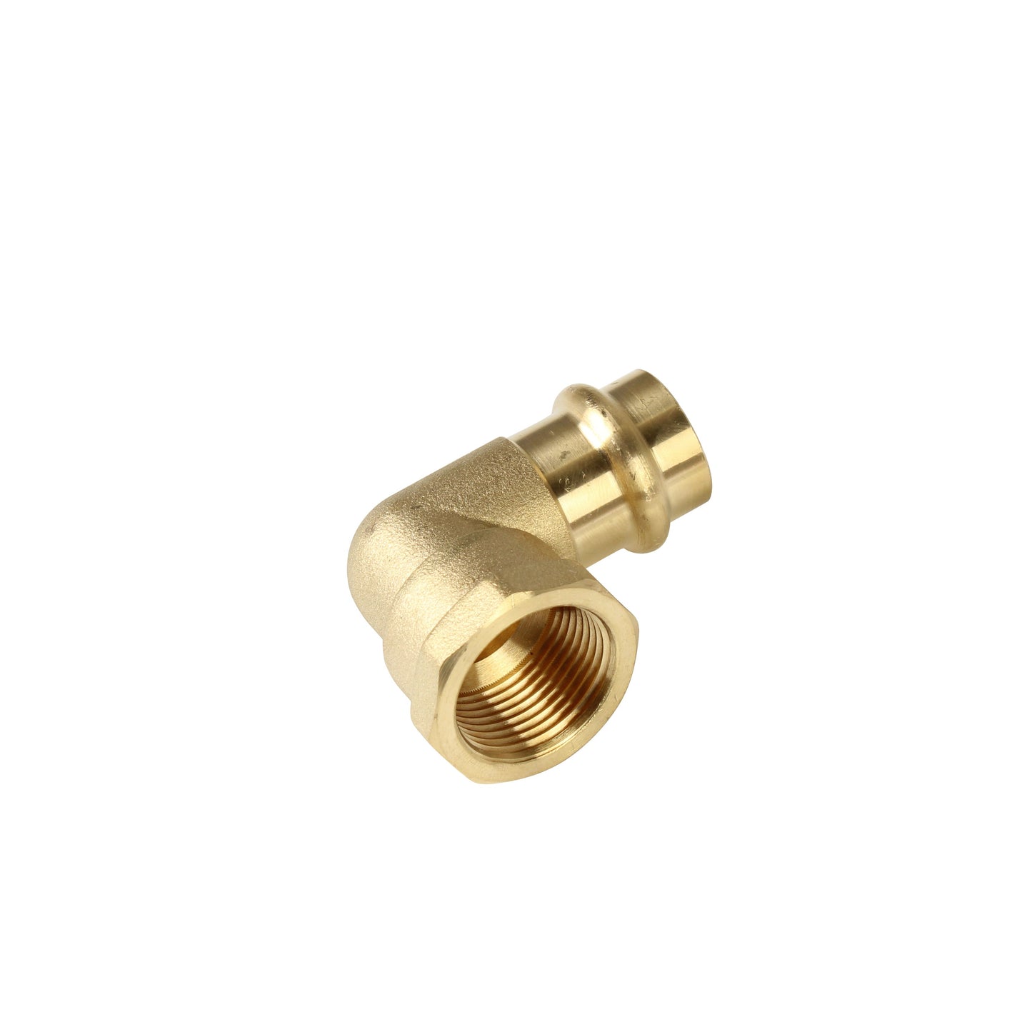 Forza Copper Press Gas Elbow Female 15mm X 1/2" BSP