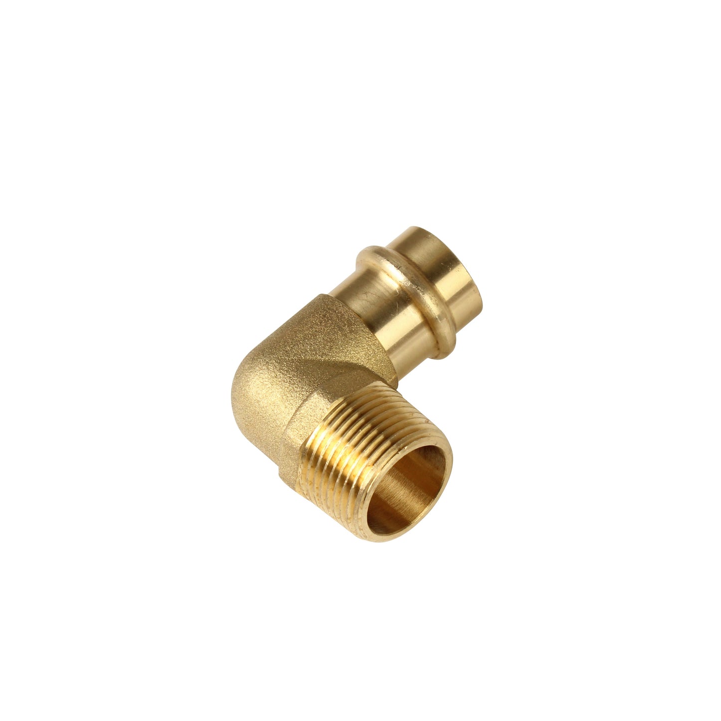Forza Copper Press Gas Elbow Male 15mm x 1/2"BSP