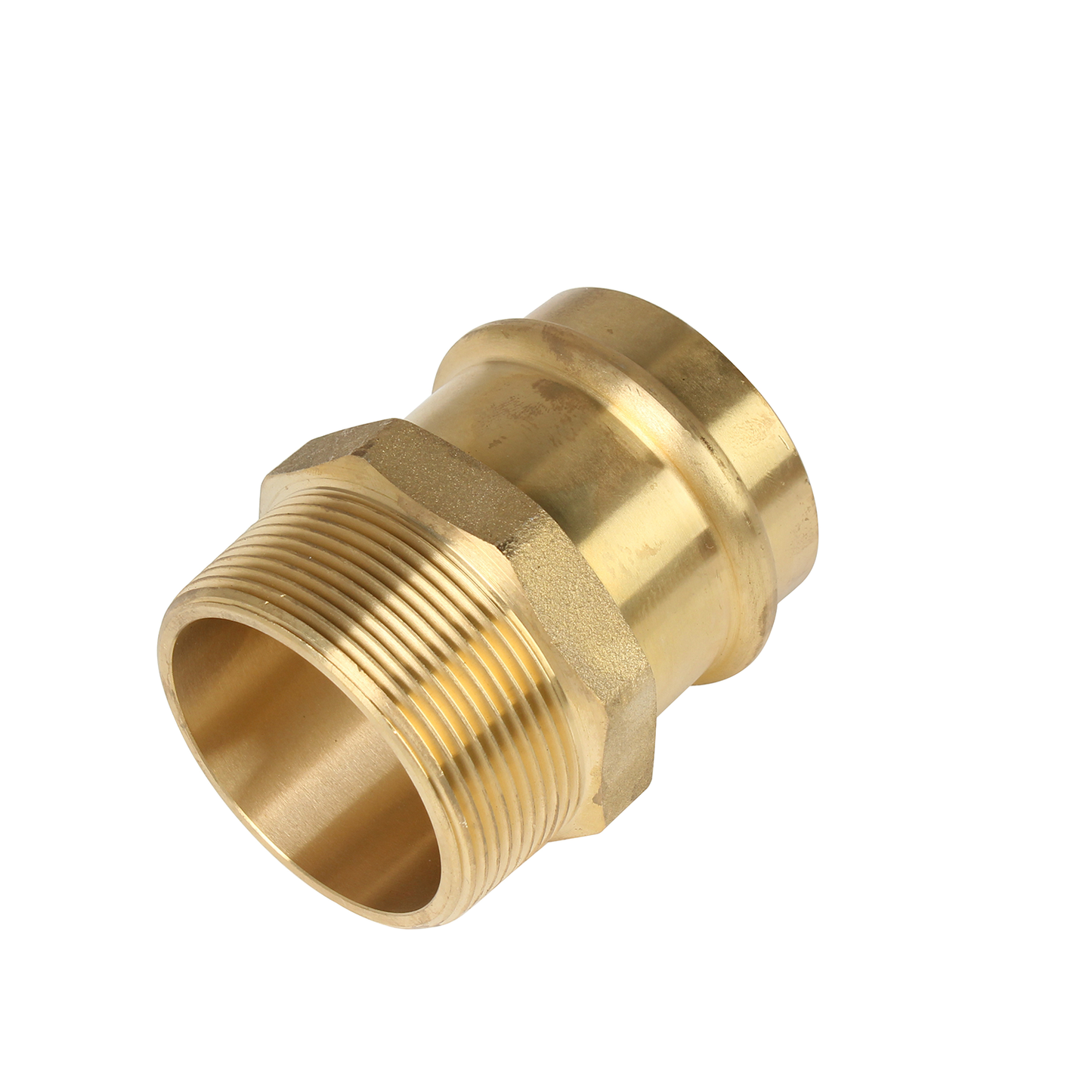 Forza Copper Press Water Straight Connector Male