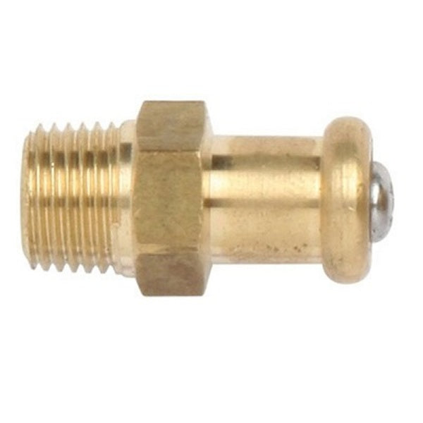 Gas Test Nipple 1/8" Brass