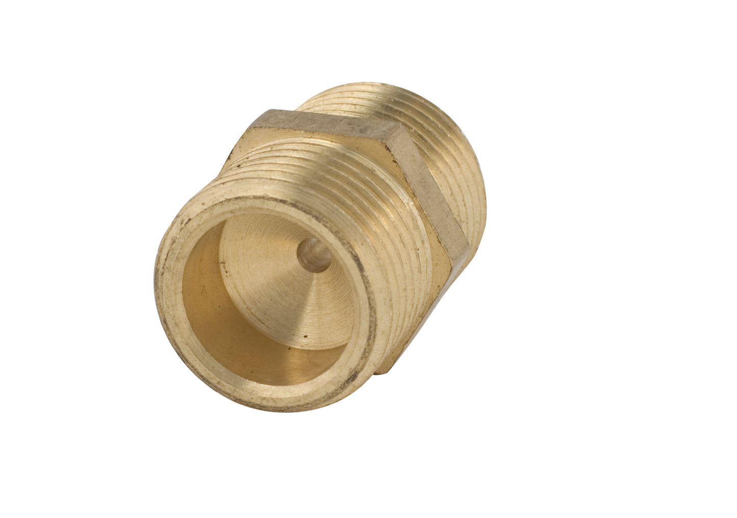 Hexagon Nipple Restrictor 15mm x 3mm Brass DR