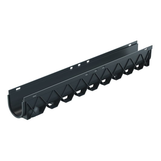 Reln Storm Drain 1M Channel Only No Gr8 120mm x 1000mm x 129mm