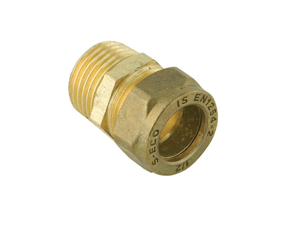En1254-2 15mm Pipe Connector Plbuming Brass Compression Fitting - China  Coupling, Pipe Fittings