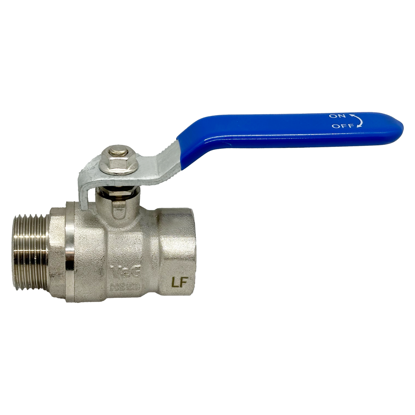 Ball Valve Water Long Lever - Male/Female