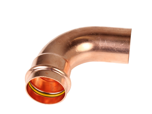 NZ Copper Press - 90° M&F Elbow GAS