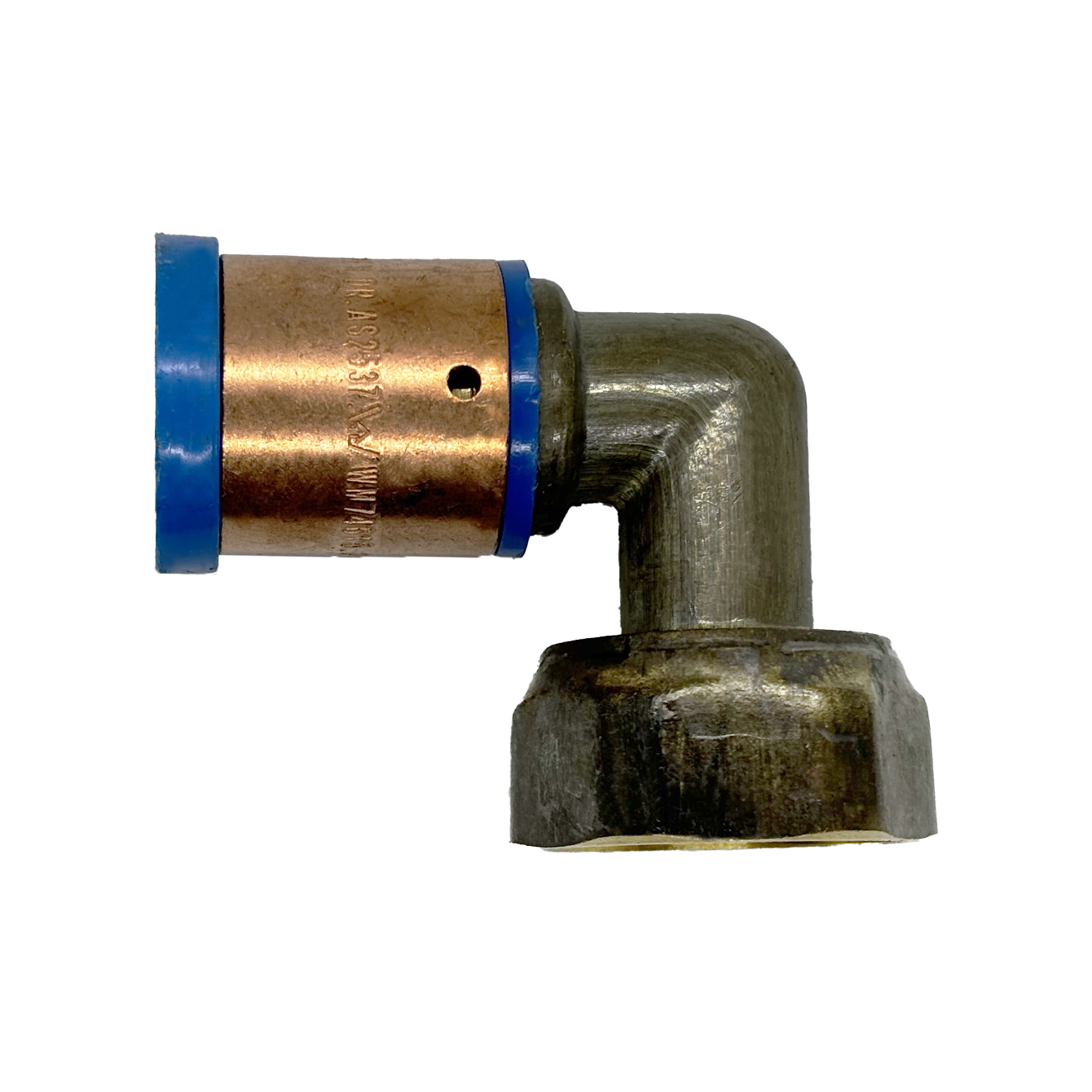 Wtr Crimp Swivel Elbow Connector