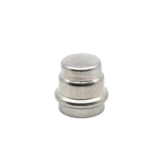 Forza Stainless Press Water End Cap