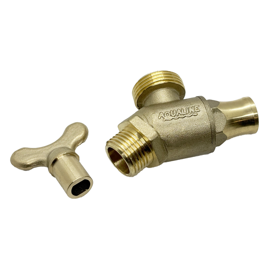 Hose Tap Male Lockshield