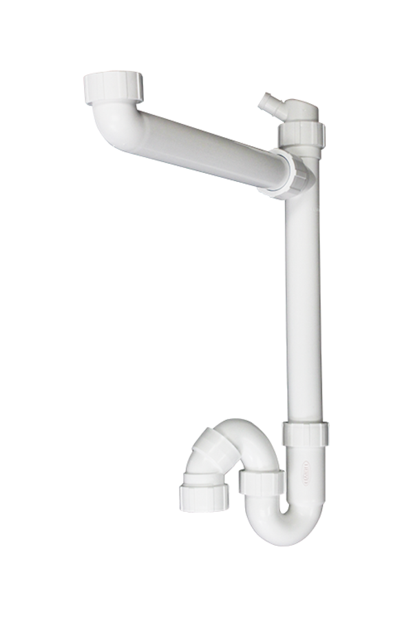 Aqualine Single Bowl Back To Wall Trap