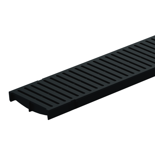 Rain Drain - 1M Black Heelguard Grate Only