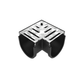 Storm Drain - Corner complete with Grate