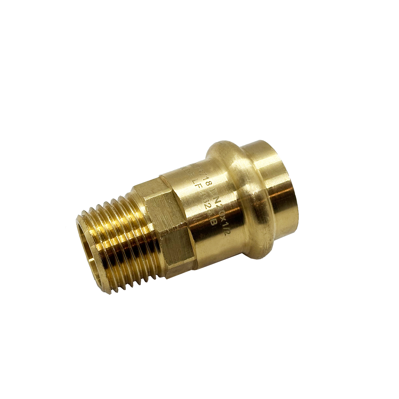 NZ Copper Press - Male Straight & Reducer Connector