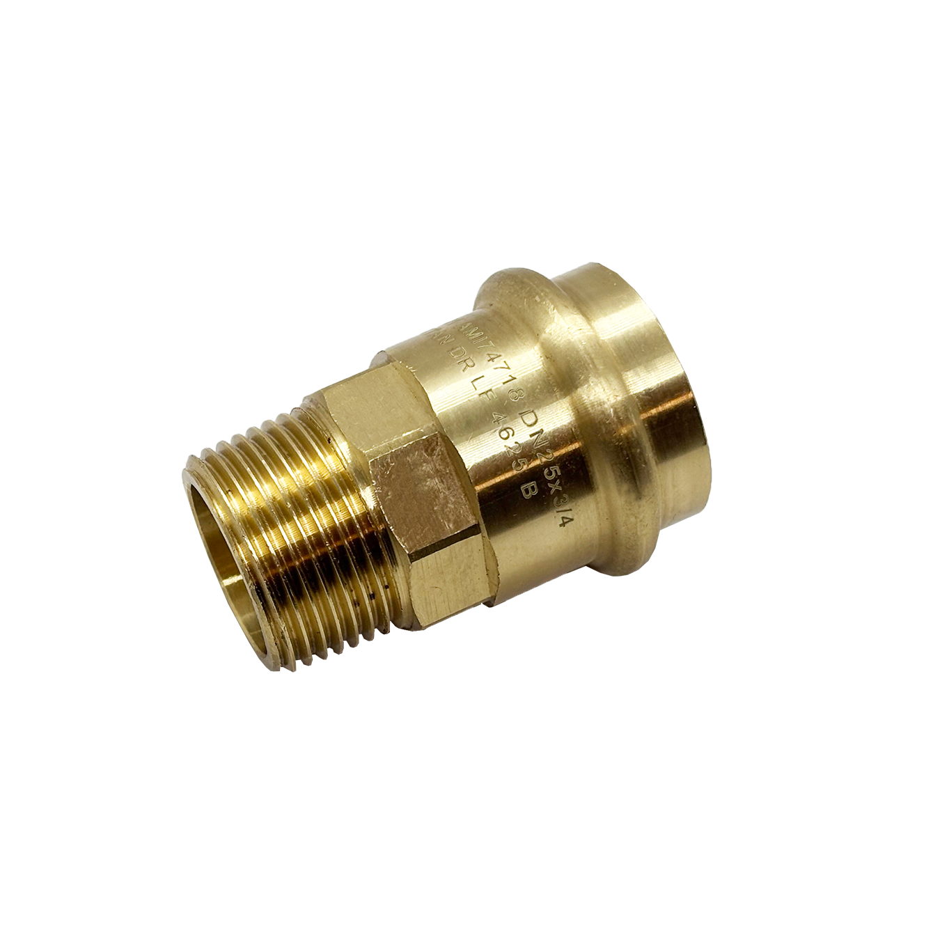 NZ Copper Press - Male Straight & Reducer Connector