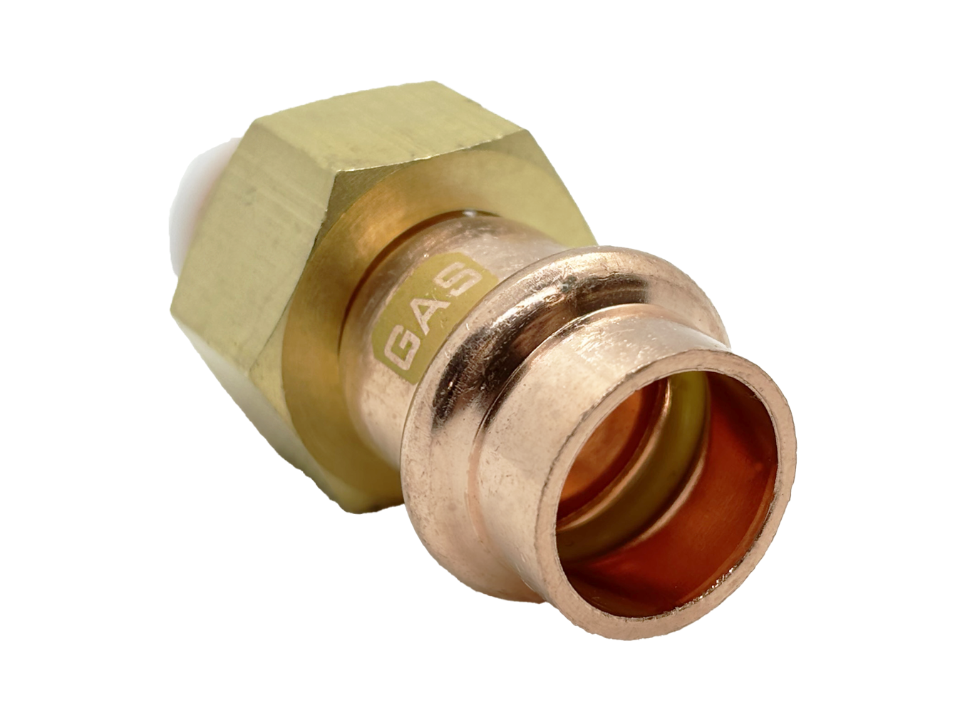 NZ Copper Press - Swivel Nut Connector GAS