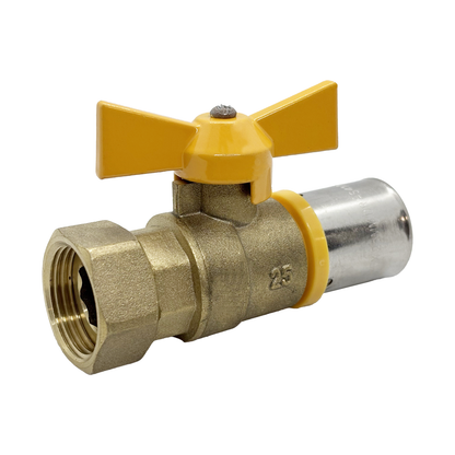 SPARTAN® Dual PEX™ Crimp Swivel Nut Ball Valve
