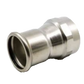 Forza Stainless Press Water Straight Female Connector