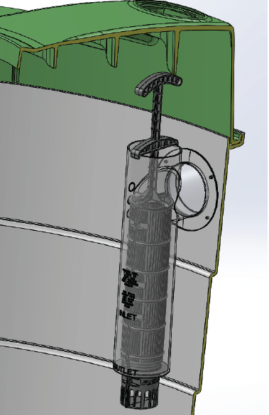 Septic Tank Outlet Junction Filter
