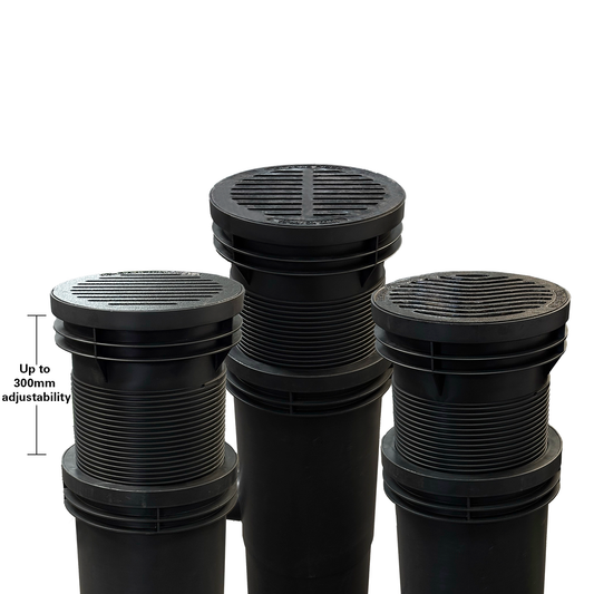 ⌀300mm Sump, Adjustable Riser, and Grate