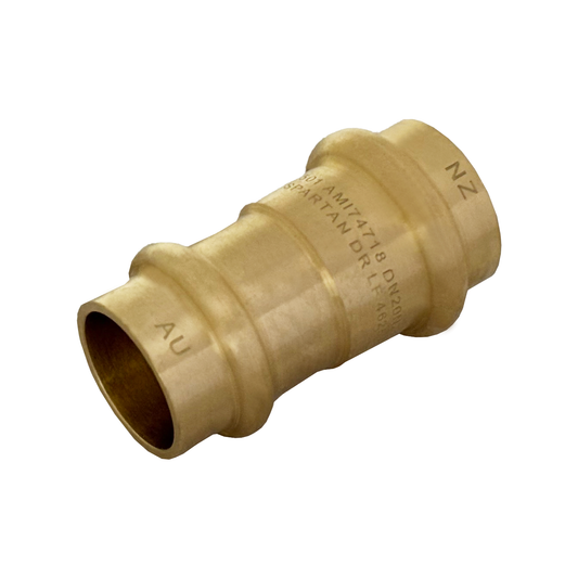 SPARTAN NZ Copper Gas Coupling x AU Adapter