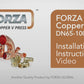 Forza Copper Press Water Straight Connector Male