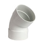 Dwv Bend 225mm x 45 Degrees F/F