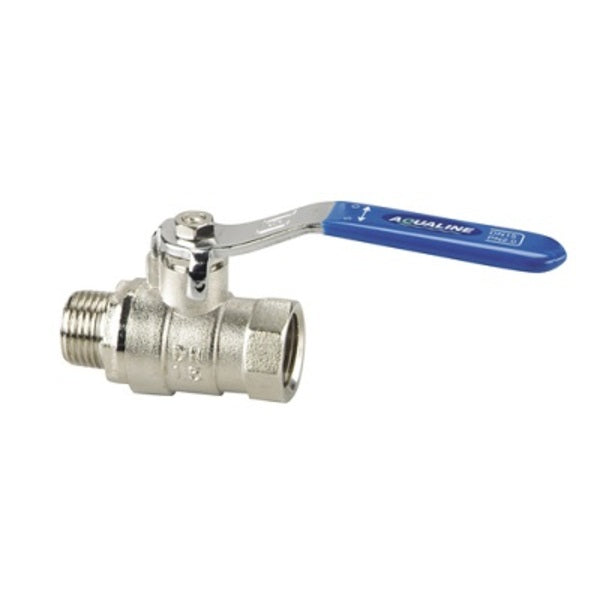 Ball Valve Water Long Lever - Male/Female 15mm
