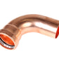 Forza Copper Press Water Elbow 100mm TUBE x 100mm
