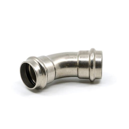 Forza Stainless Press Water Elbow 45° 108mm 316L