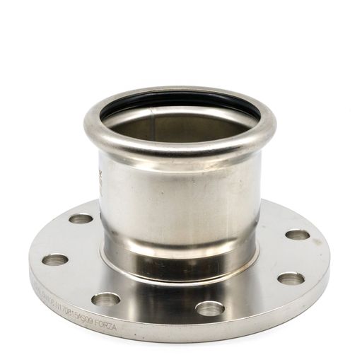 Forza Stainless Press Water Flange Adaptor 8 Hole 108mm 316L