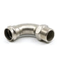 Forza Stainless Press Water Elbow Male 15mm X 1/2" BSP 316L