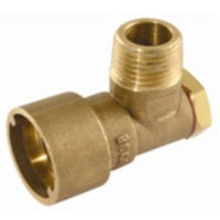 Gas Angle Socket 15mm Brass