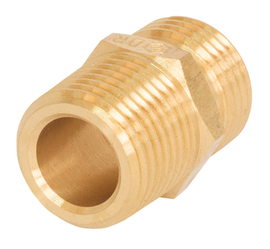 Gas Cone Nipple 15mm Brass