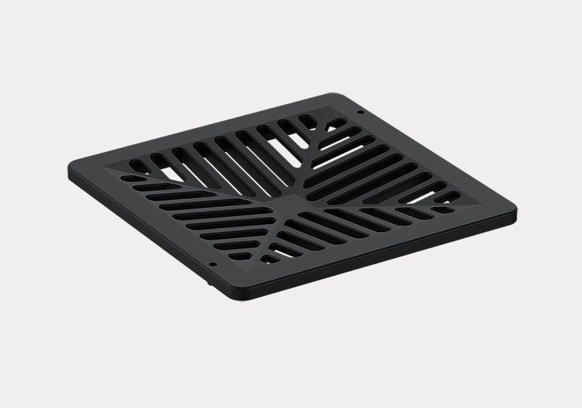 Series 250 Black Plastic Grate Only 250mm x 250mm x 285mm