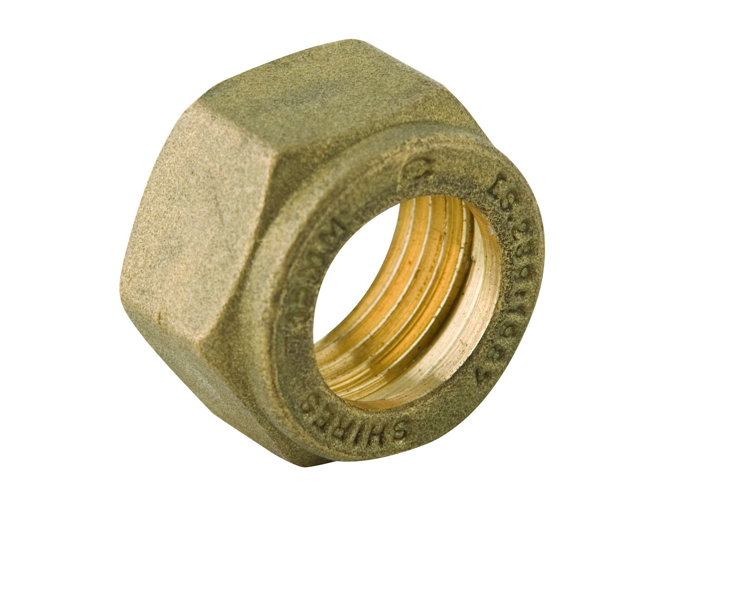 Shires Nut 15mm Brass DR