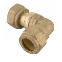 Shires Swivel Elbow 15mm Brass DR