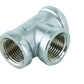 Female Tee 15mm Chrome DR